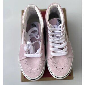 Vans SK8-Hi High-Top Skate Shoes Lilac Snow True White Size 12 Kids NIB